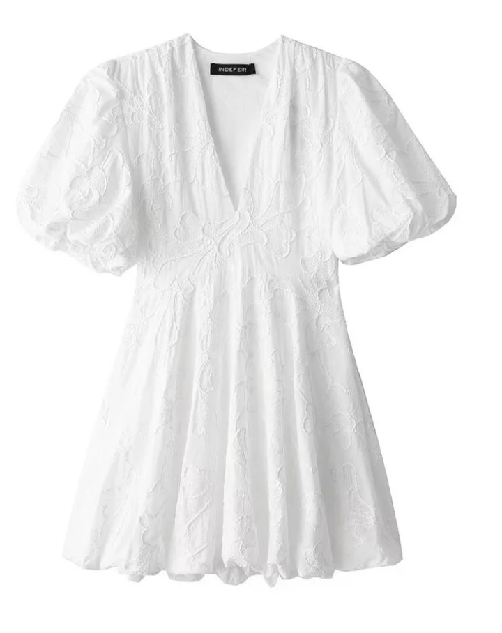 Cotton Blend Dress

