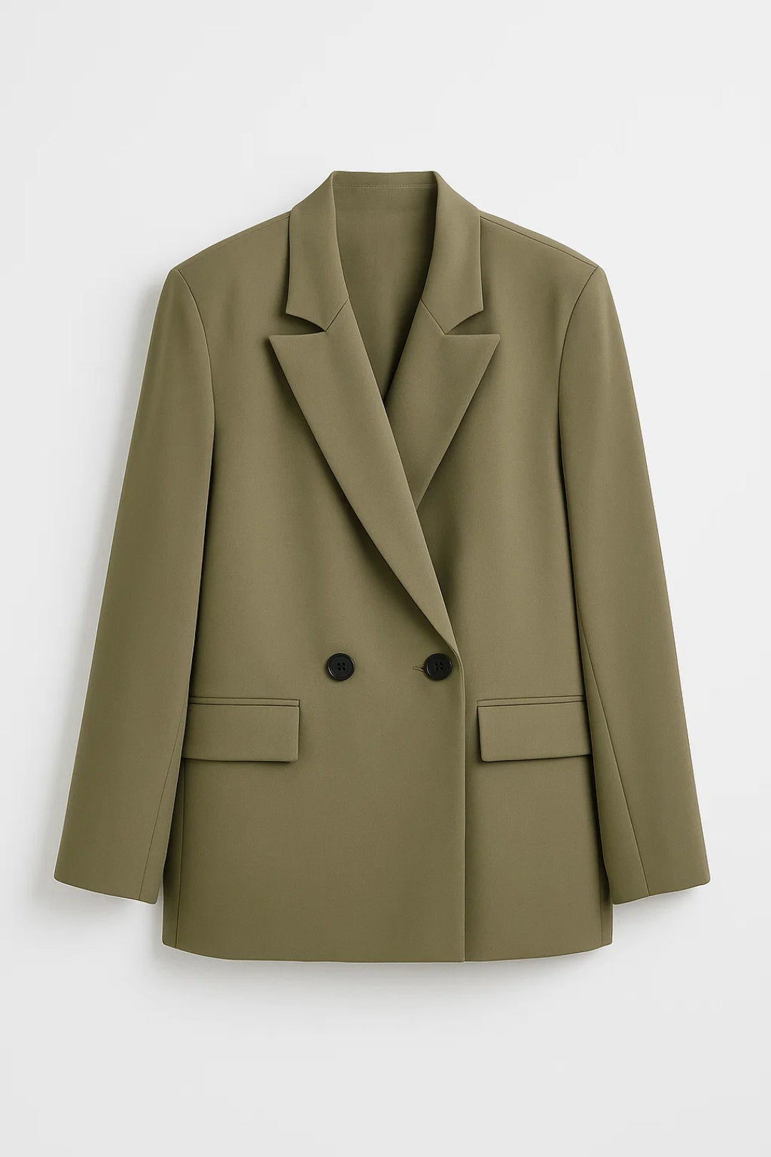 Women's Fitted Blazer | Classic Double-Breasted Elegant Jacket 3