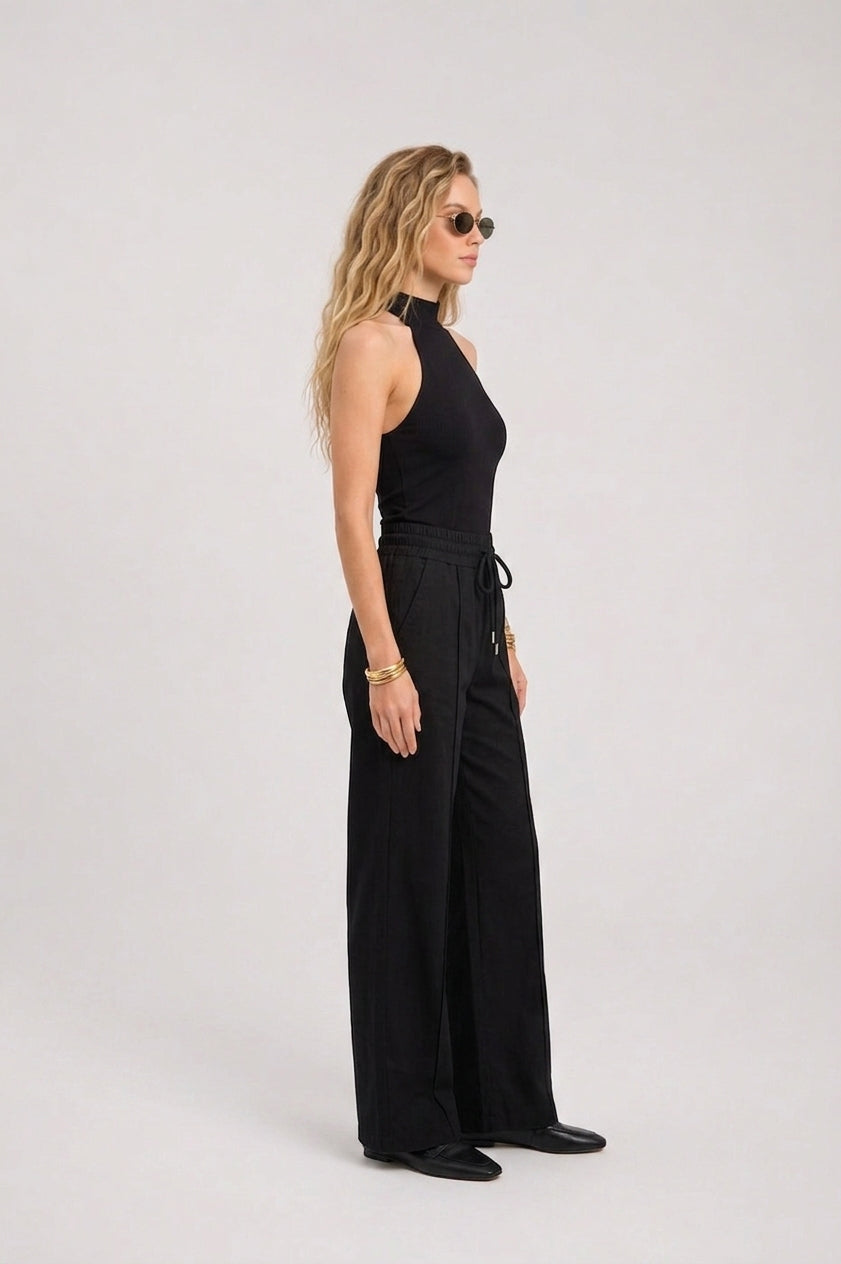 anthracite relaxed fit trousers