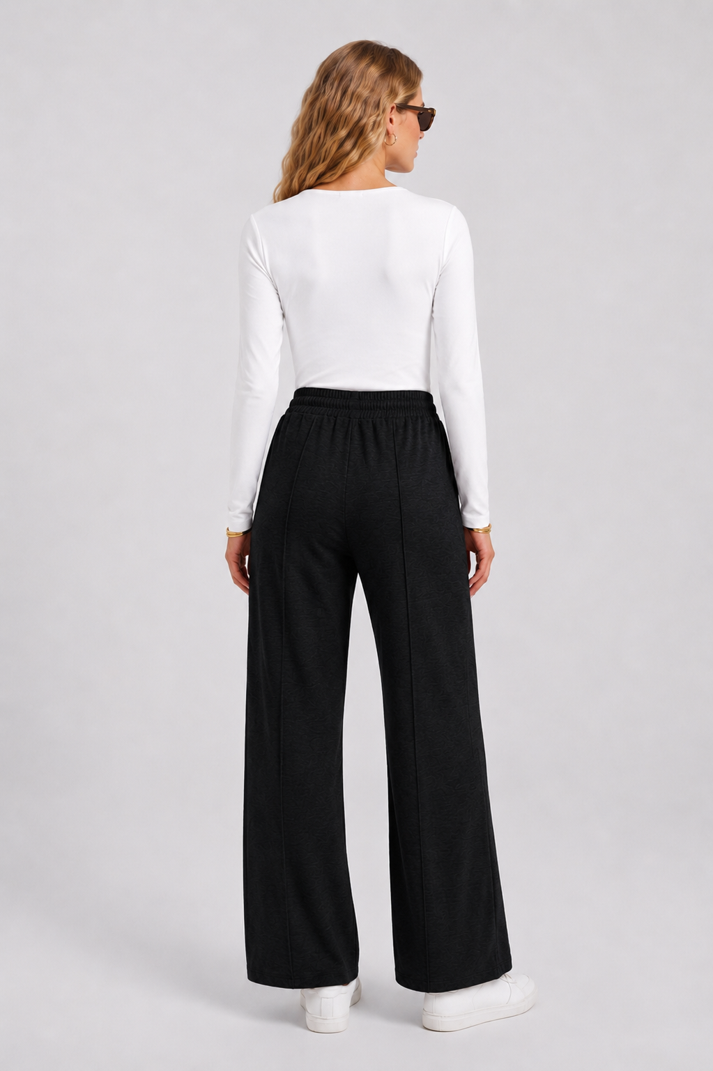 drawstring waist joggers women
