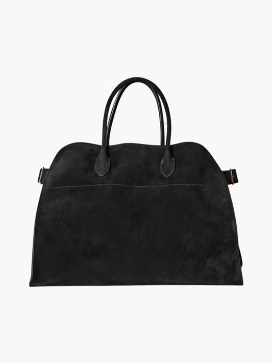 women suede brown tote bag